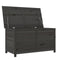 Kussenbox 100x50x56 cm massief vurenhout antracietkleurig