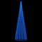 Lichtkegel aan vlaggenmast 3000 blauwe LED's 800 cm