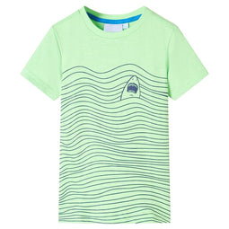 Kindershirt 140 neongroen
