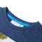 Kindershirt 140 donkerblauw