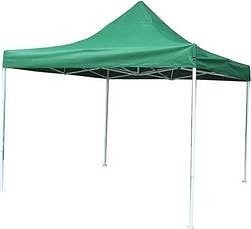 Partytent Easy Up 2,5 x 2,5 meter ALU frame zonder zijwanden in Groen