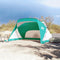 Strandtent 274x178x170/148 cm 185T taft zeegroen