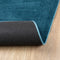 Vloerkleed OVIEDO laagpolig 240x240 cm turquoise