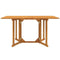 Tuintafel inklapbaar 150x90x75 cm massief teakhout