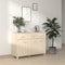Dressoir 113x40x80 cm massief grenenhout honingbruin