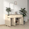Dressoir 113x40x80 cm massief grenenhout honingbruin