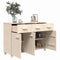 Dressoir 113x40x80 cm massief grenenhout honingbruin