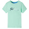 Kindershirt met korte mouwen 104 lichtgroen