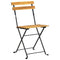 Bistrostoelen inklapbaar 4 st massief acaciahout