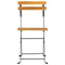 Bistrostoelen inklapbaar 4 st massief acaciahout