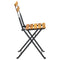 Bistrostoelen inklapbaar 4 st massief acaciahout