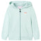 Kindervest met capuchon en rits 104 gemengd lichtmint