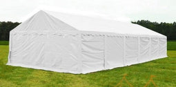 Opslagtent Premium PVC 5x12 mtr in Wit