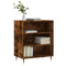 Dressoir 57x35x70 cm bewerkt hout gerookt eikenkleurig
