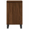 Dressoir 40x35x70 cm bewerkt hout bruineikenkleurig