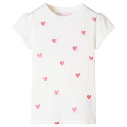 Kindershirt 116 ecru