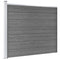 Schuttingpaneel 175x146 cm HKC grijs