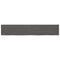 Wandschap 220x40x4 cm behandeld massief eikenhout donkergrijs