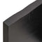Wandschap 220x40x4 cm behandeld massief eikenhout donkergrijs