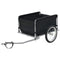 Fietstrailer 65 kg zwart en geel