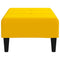 Voetenbank 78x56x32 cm fluweel geel