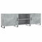 Tv-meubel 150x30x50 cm bewerkt hout betongrijs