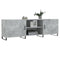 Tv-meubel 150x30x50 cm bewerkt hout betongrijs