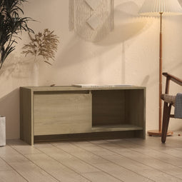 Tv-meubel 90x35x40 cm spaanplaat sonoma eikenkleurig