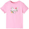 Kindershirt met korte mouwen 116 felroze