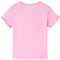 Kindershirt met korte mouwen 116 felroze