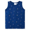 Kindertopje 128 donkerblauw