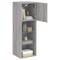 Tv-meubels met LED-verlichting 2 st 30,5x30x90 cm grijs sonoma