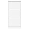 Schoenenkast 60x21x125,5 cm bewerkt hout wit