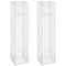 Schanskorf palen 2 st 40x40x180 cm ijzer