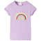 Kindershirt 128 lila