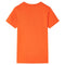 Kindershirt 92 donkeroranje