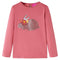 Kindershirt met lange mouwen 92 oudroze