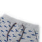Kindershorts met trekkoord 92 gemleerd lichtgrijs