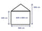 Premium Partytent PVC 6x8x2 mtr in Beige