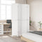 Kamerscherm met 4 panelen massief paulowniahout wit
