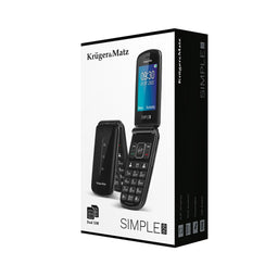 Kruger & Matz KM0929 7,11 cm (2,8") 108,5 g Zwart Basistelefoon