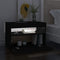 Tv-meubel met LED-verlichting 60x35x40 cm zwart
