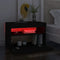 Tv-meubel met LED-verlichting 60x35x40 cm zwart