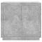 Dressoir 80x34x75 cm bewerkt hout betongrijs