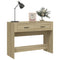 Wandtafel 100x39x75 cm bewerkt hout sonoma eikenkleurig