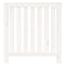 Radiatorombouw 79,5x19x84 cm massief grenenhout wit