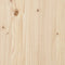 Hoofdbord 156x4x100 cm massief grenenhout