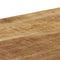 Wandtafel 120x35x76 cm massief mangohout en staal