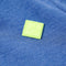 Kindervest met capuchon en rits 92 gemleerd blauw