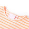 Kindershirt gestreept 140 neonoranje